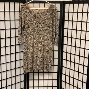 Vintage animal print top size medium measurements